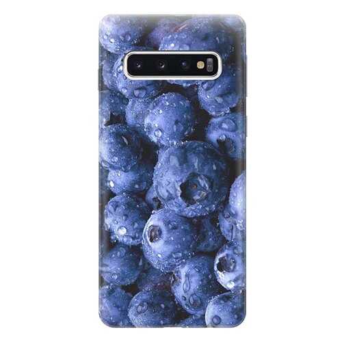 Чехол RE:PA для Samsung Galaxy S10 с принтом Черника в Аврора