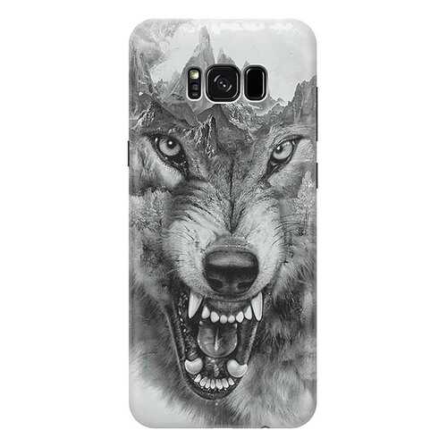 Чехол RE:PA для Samsung Galaxy S8 Plus с принтом Волк в горах в Аврора