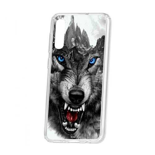 Чехол Samsung Galaxy A50 2019 Kruche Print Волк в Аврора