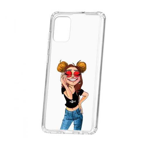 Чехол Samsung Galaxy A71 Kruche Print Smiling в Аврора