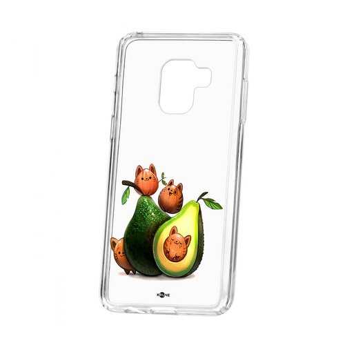 Чехол Samsung Galaxy A8 2018 (A530) Kruche Print Авокотики в Аврора