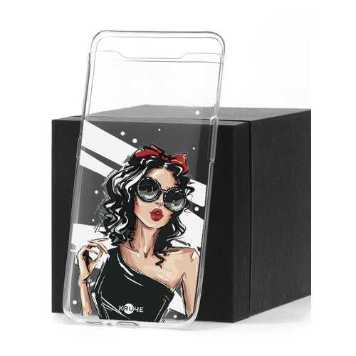 Чехол Samsung Galaxy A80 Kruche Print Фэшн леди в Аврора