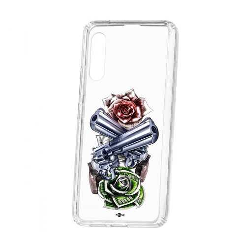 Чехол Samsung Galaxy A90 5G Kruche Print Карты деньги 2 ствола в Аврора