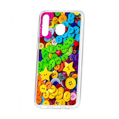 Чехол Samsung Galaxy M30 Kruche Print Пуговки в Аврора