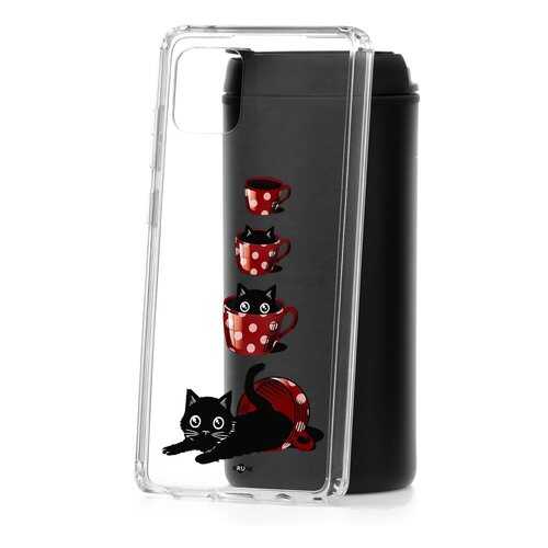 Чехол Samsung Galaxy Note 10 Lite Kruche Print Котенок в чашке в Аврора