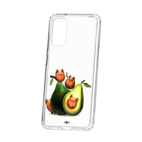 Чехол Samsung Galaxy S20 Kruche Print Авокотики в Аврора