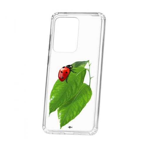 Чехол Samsung Galaxy S20 Ultra Kruche Print Ladybug в Аврора