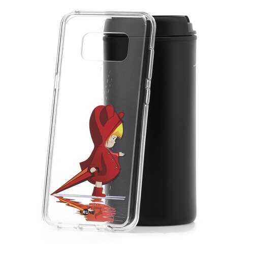Чехол Samsung Galaxy S8 Plus Kruche Print Девочка с зонтом в Аврора