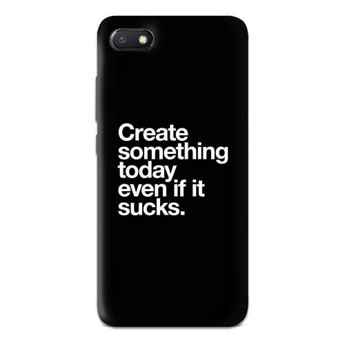 Чехол СМАКС Create something today для Xiaomi Redmi 6a (2018) в Аврора