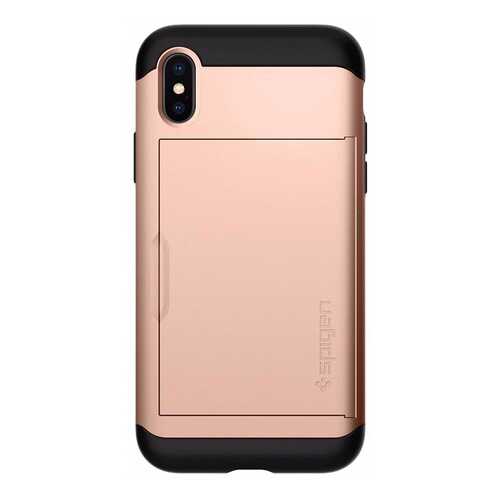 Чехол Spigen Slim Armor CS (057CS22157) для Apple iPhone X (Blush Gold) в Аврора