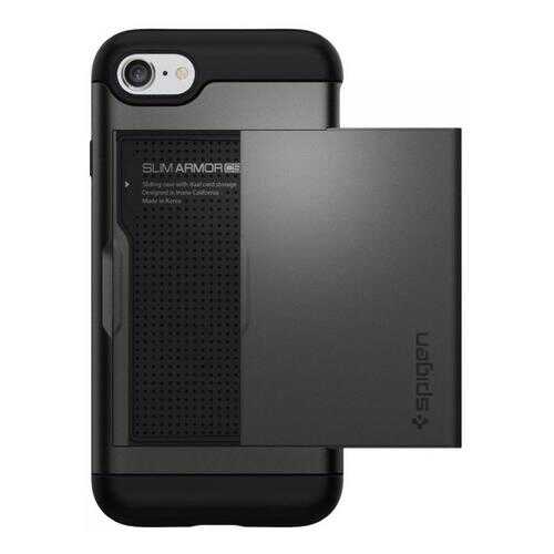 Чехол-визитница Spigen Slim Armor CS (042CS20453) для iPhone 7/8 (Gunmetal) в Аврора