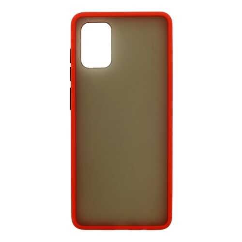 Чехол Zibelino Plastic Matte для Samsung Galaxy A71 (A715) Red в Аврора