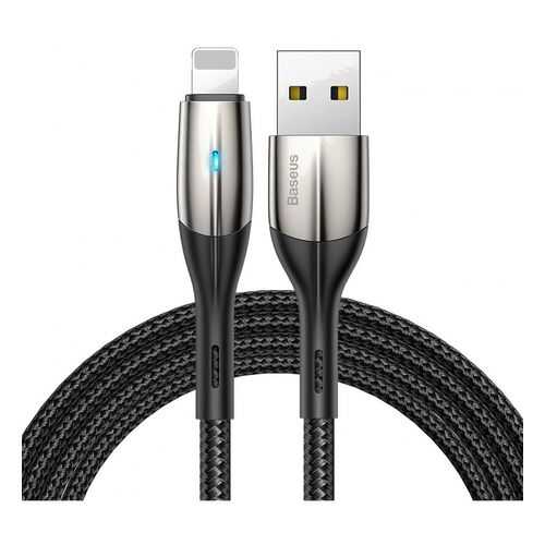 Кабель Baseus Horizontal Data Cable With An Indicator Lamp Lightning 0.5m Black в Аврора