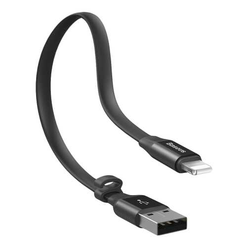Кабель Baseus Nimble IP Portable Lightning 0,23м Black (CALMBJ-B01) в Аврора