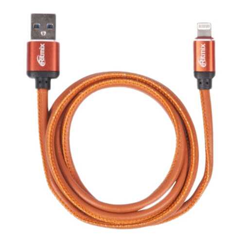 Кабель Ritmix Lightning 1м Orange в Аврора
