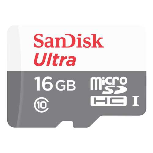 Карта памяти SanDisk Micro SDHC Ultra SDSQUNS-016G-GN3MA 16GB в Аврора