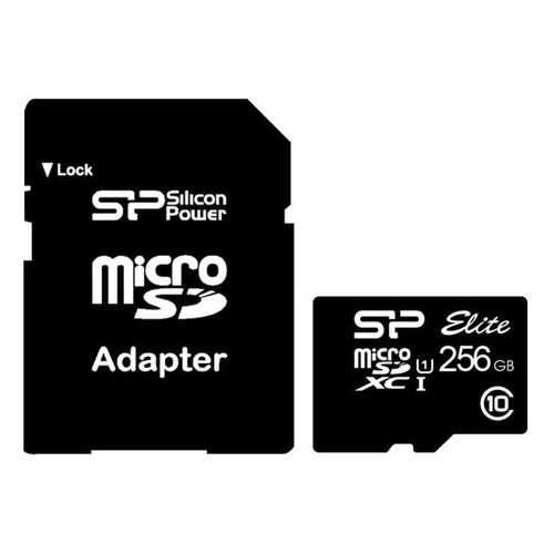 Карта памяти Silicon Power microSDXC 256Gb Class10 (SP256GBSTXBU1V10) Elite в Аврора
