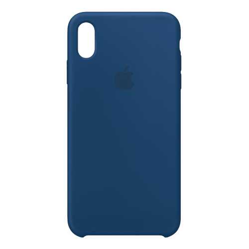 Кейс для iPhone Apple XS Max синий MTFE2ZM/A в Аврора