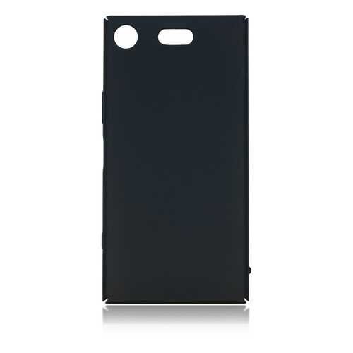 Накладка Brosco Soft-touch для Sony Xperia XZ1 Compact, черная в Аврора