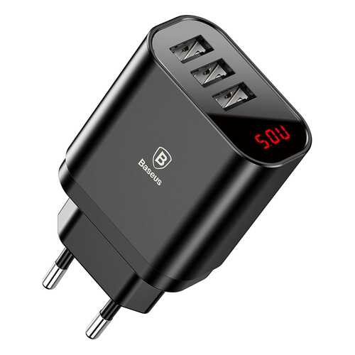 Сетевое зарядное устройство Baseus Mirror Lake 3 USB 3,4A EU Black в Аврора