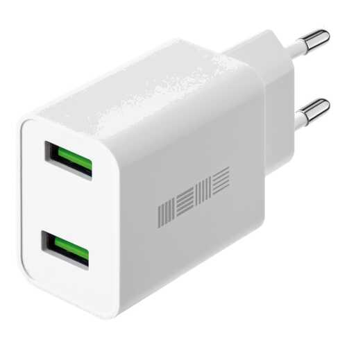Сетевое зарядное устройство InterStep New RT:2*USB(30W) 2.4A QuickCharge3.0, Alu Silver в Аврора