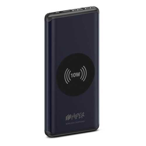 Внешний аккумулятор HIPER NANO X 10000 mAh синий, с беспроводной зарядкой в Аврора