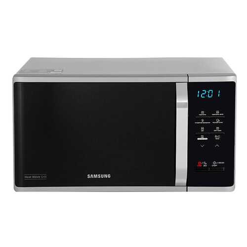 Микроволновая печь с грилем Samsung MG23K3573AS silver/black в Аврора