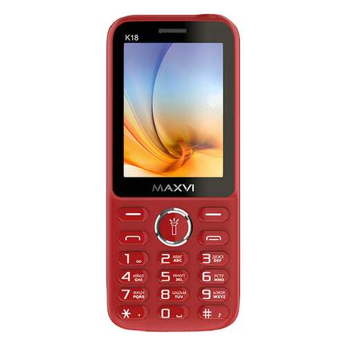 Мобильный телефон Maxvi K18 Red в Аврора