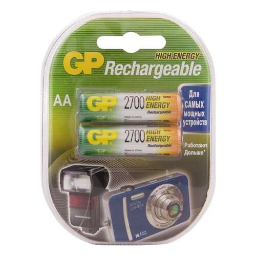 Аккумуляторная батарея GP Batteries GP 270AAHC-2DECRC2 2 шт в Аврора