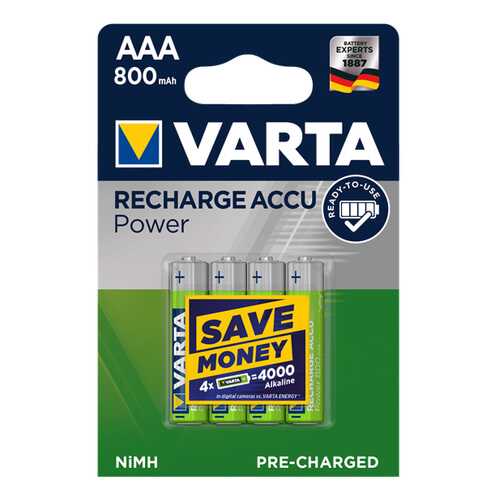 Аккумуляторная батарея Varta RECHARGE ACCU POWER 56703 4 шт в Аврора