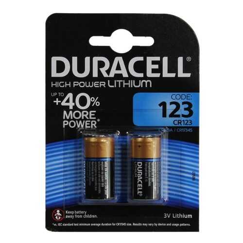 Батарейка Duracell CR123A-2 3V 2 шт в Аврора