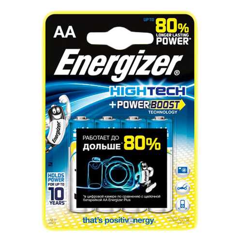 Батарейка Energizer Power Boost High Tech AA-LR06 4 шт в Аврора