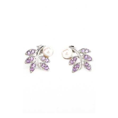Серьги женские YOUKON АЕ 19602 серебристые в Аврора