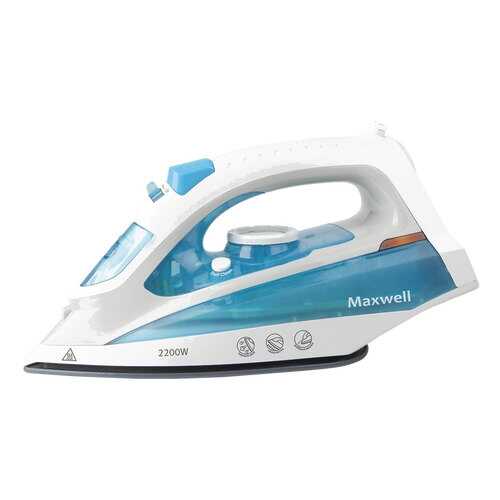 Утюг Maxwell MW-3055 White/Cyan в Аврора